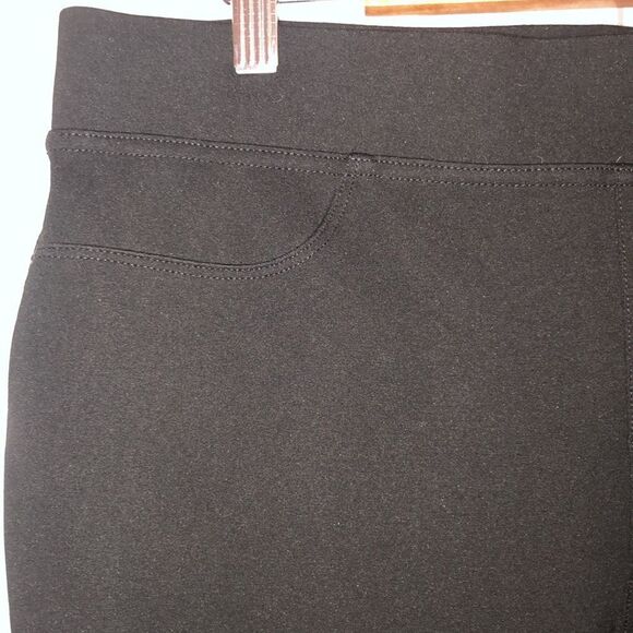 DKNY L Mid Rise Pull On Slim Ponte Dress Pants - Picture 5 of 13